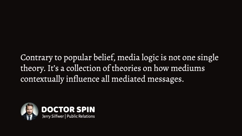 Media logic theories.