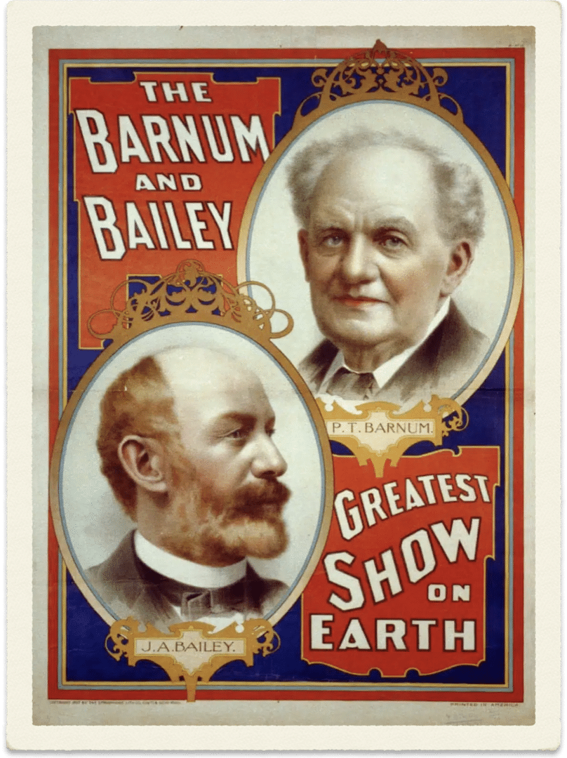 Poster for PT Barnum and the Greatest Show on Earth